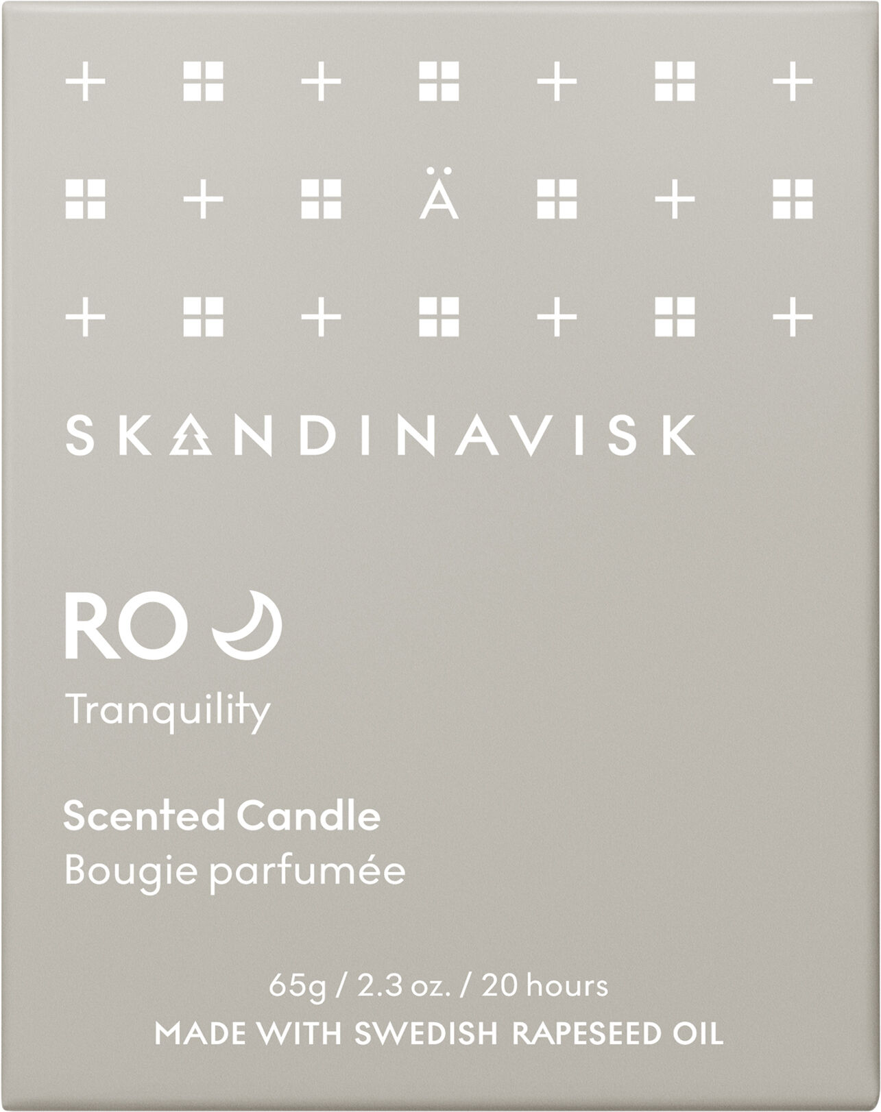 RO Scented Candle w Lid 65g