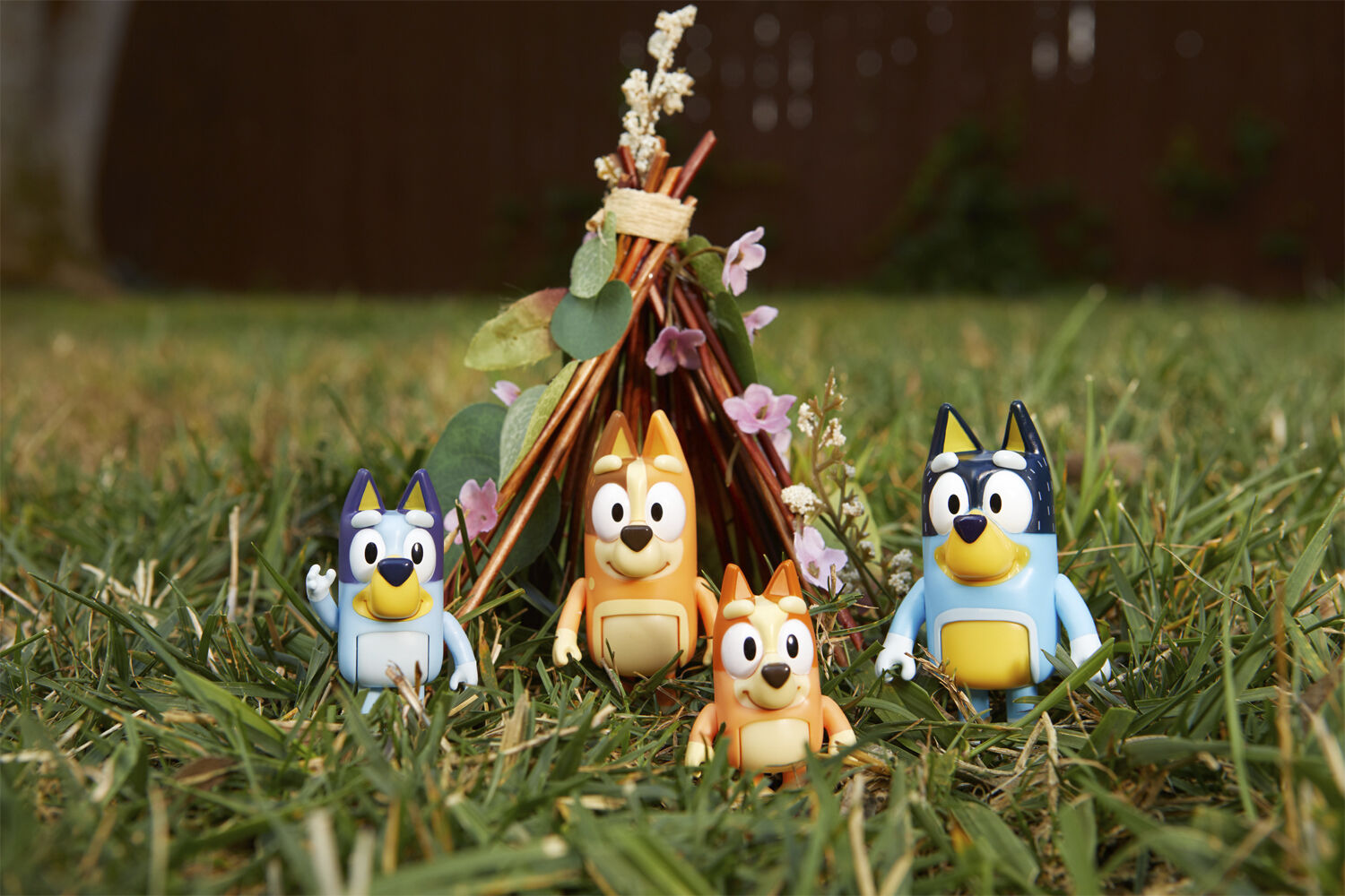BLUEY FIGURE 4PK - family pk