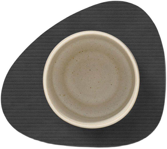 Glass Mat Curve Corduroy Black