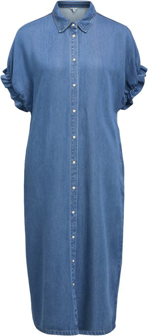 OBJFRAME TIANA 2/4 LO DENIM DRESS D