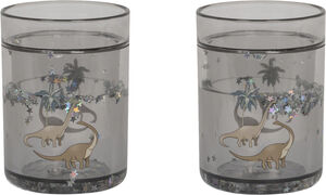 2 PACK GLITTER CUPS