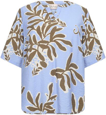 Curvy WA-LINNEA 1 Bluse Lysebl&aring;