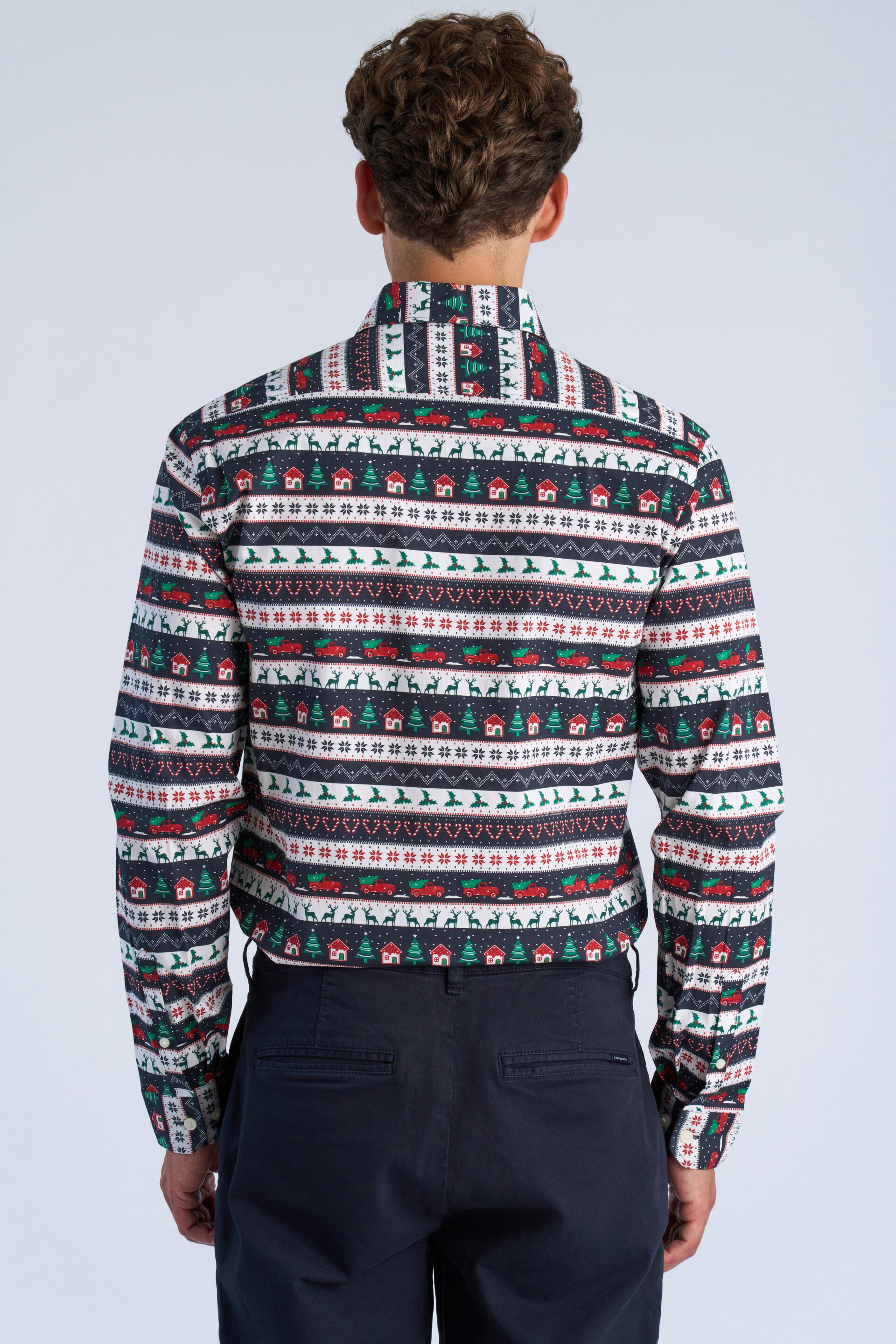 Lambswool half zip knit