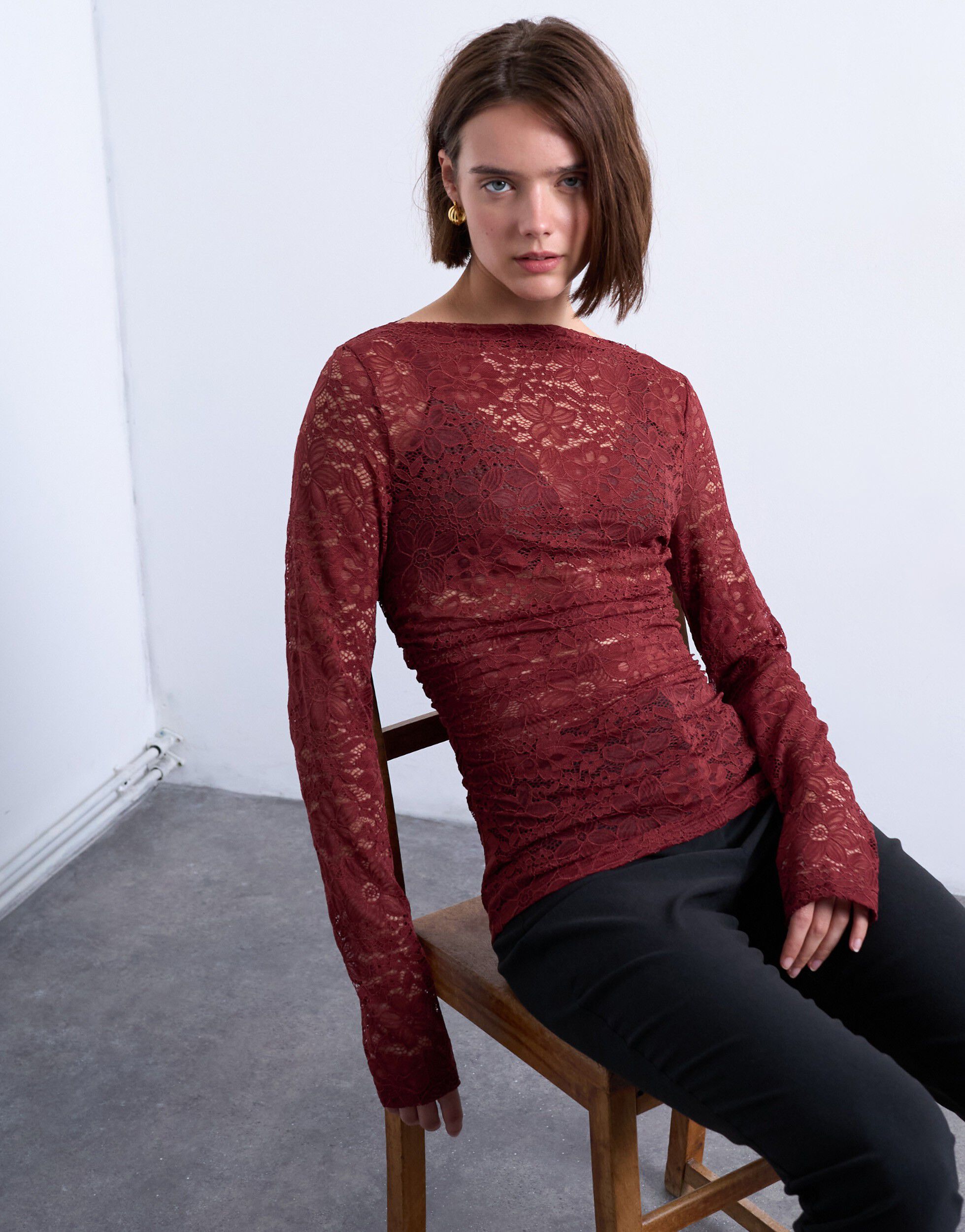 TSWILMA LACE TOP JSR