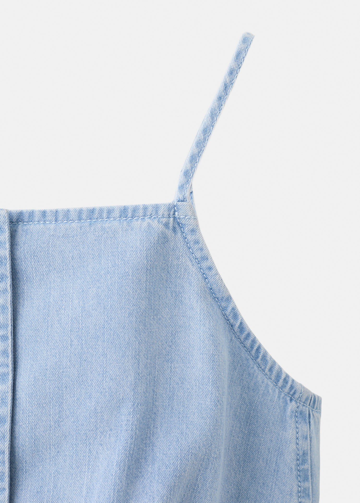 Denim buttoned gilet