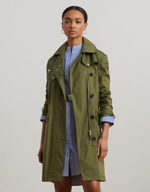 COTTON OUTERWEAR-TRENCH