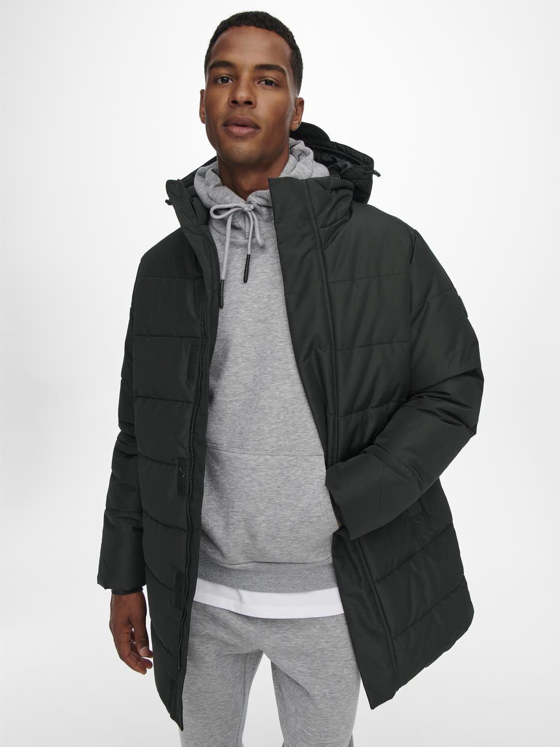 ONSCARL LIFE LONG QUILTED COAT OTW