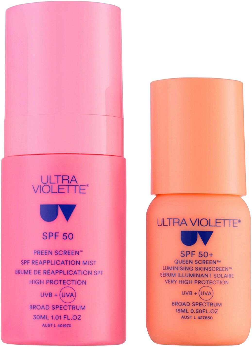 Str&aring;lende og let SPF-duo - S&aelig;t med solbeskyttelse