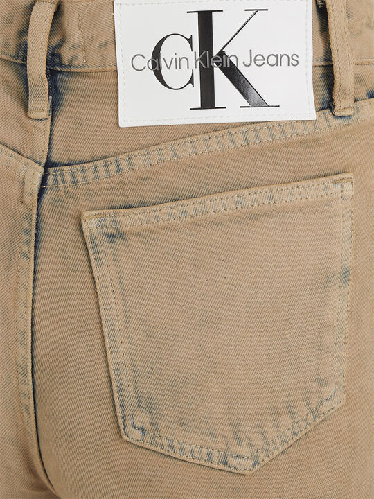 High rise straight fit jeans