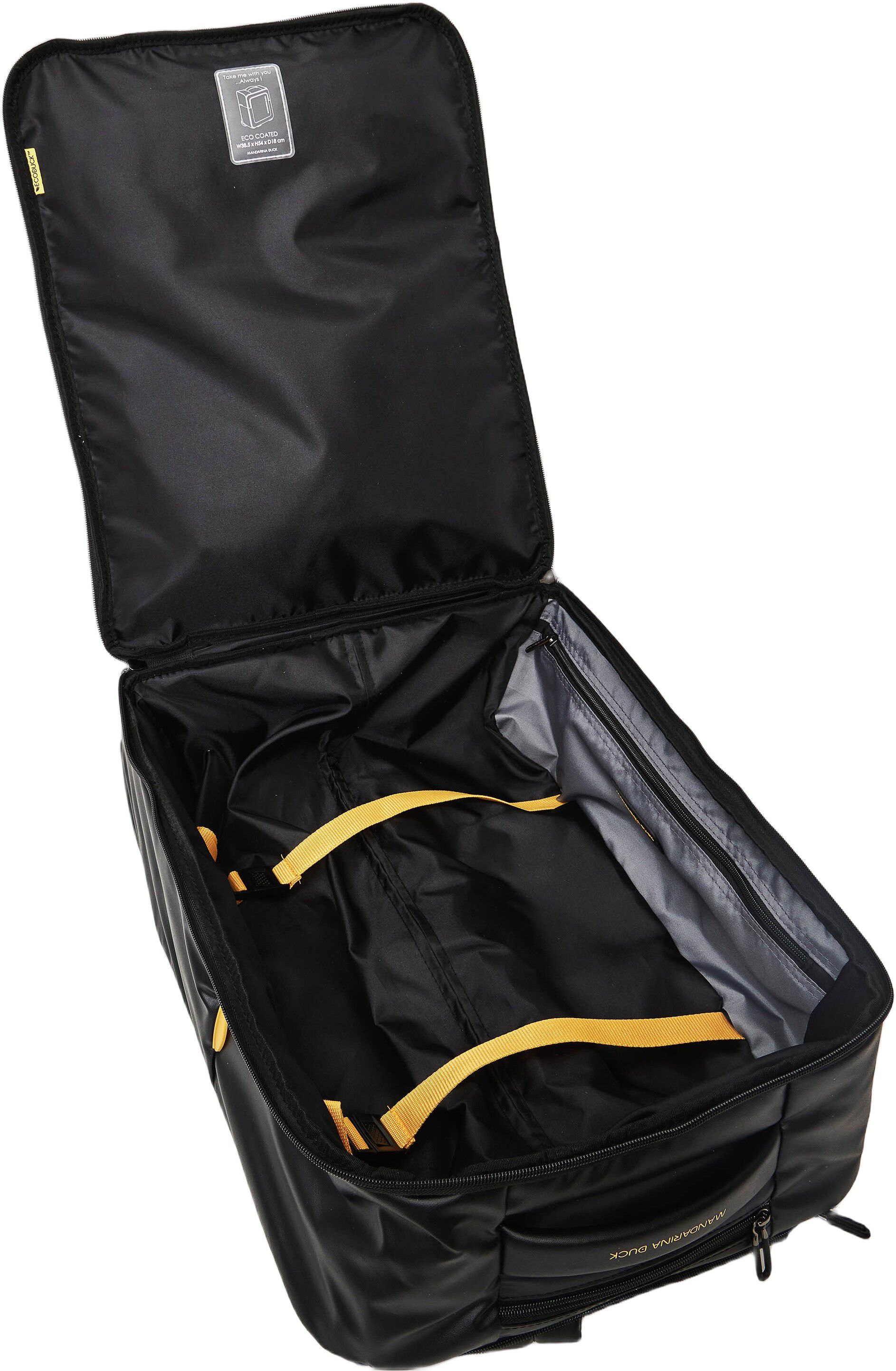 ECO COATED TROLLEY BACKPACK / BLACK
