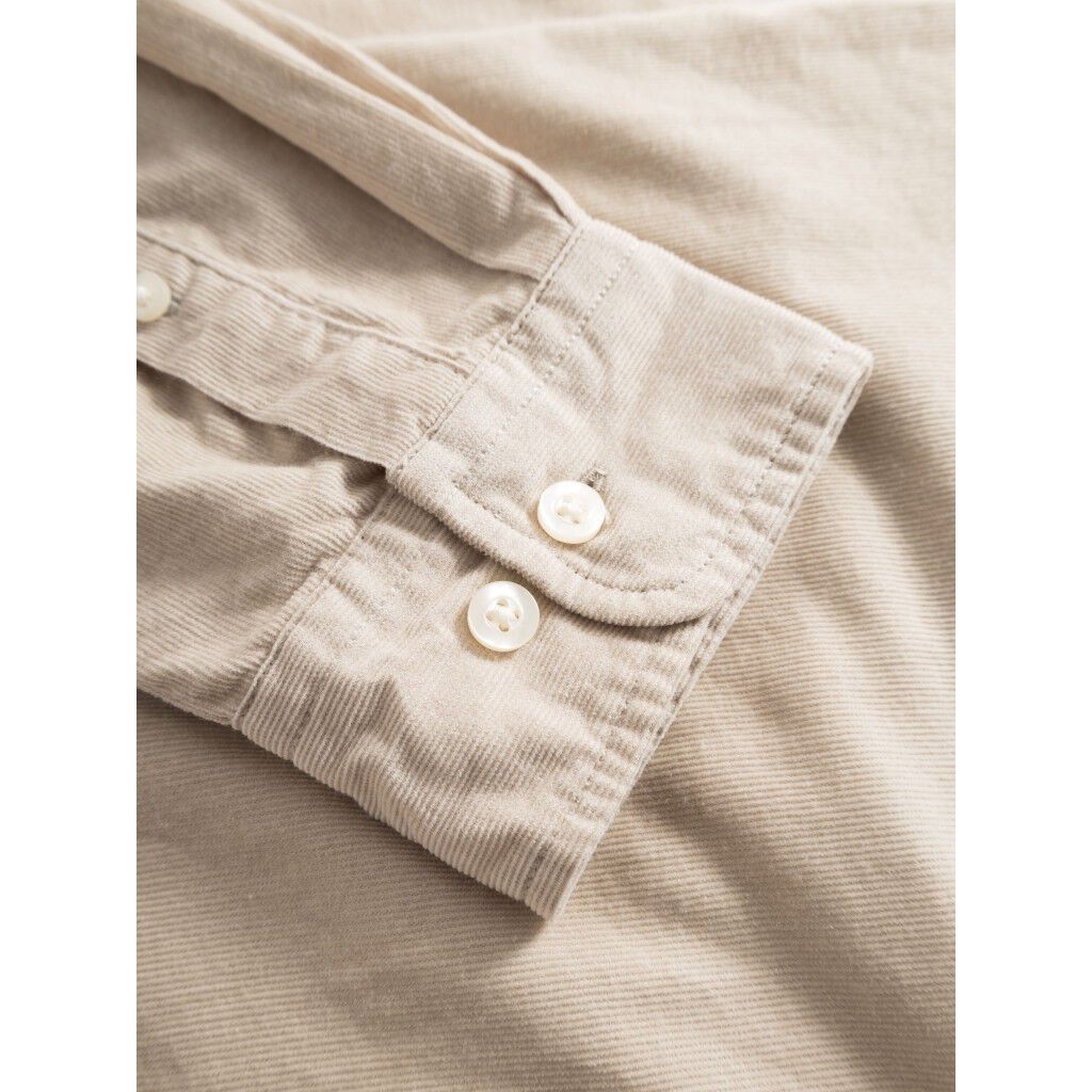 Regular fit corduroy shirt - GOTS/Vegan