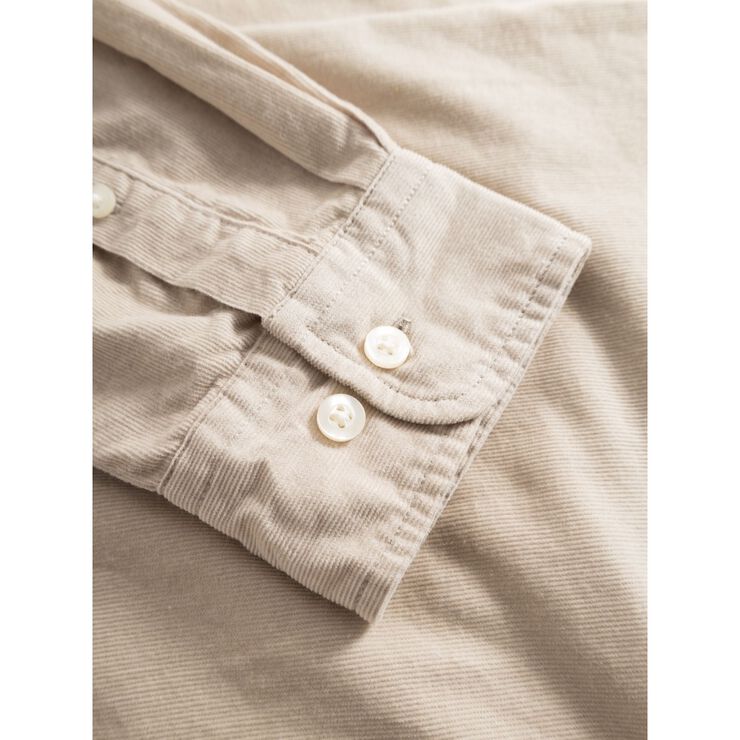 Regular fit corduroy shirt - GOTS/Vegan