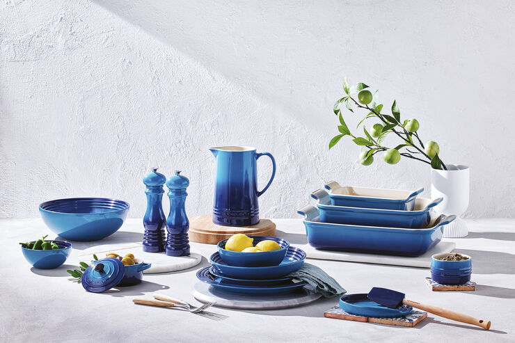 Oval Grydeskeholder 15 cm Azure Blue