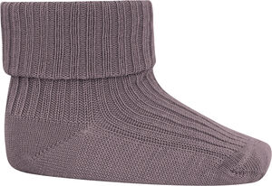 Wool rib baby socks