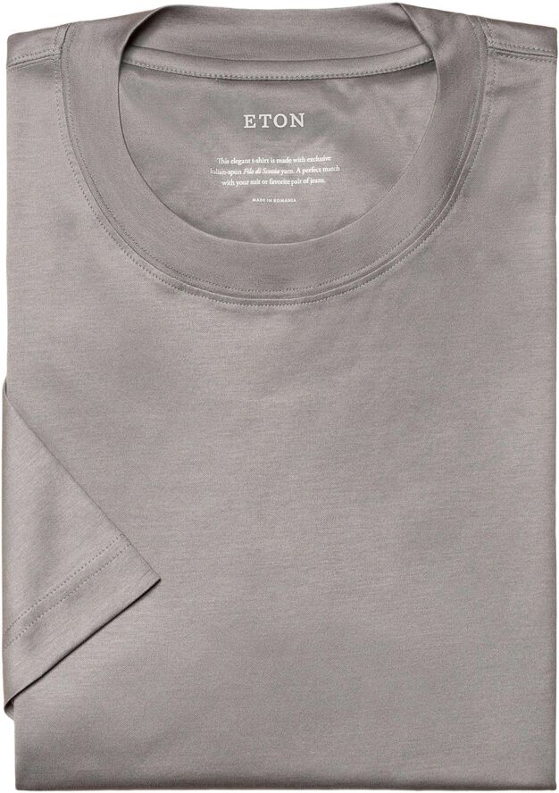 Gray Blue Filo di Scozia T-shirt