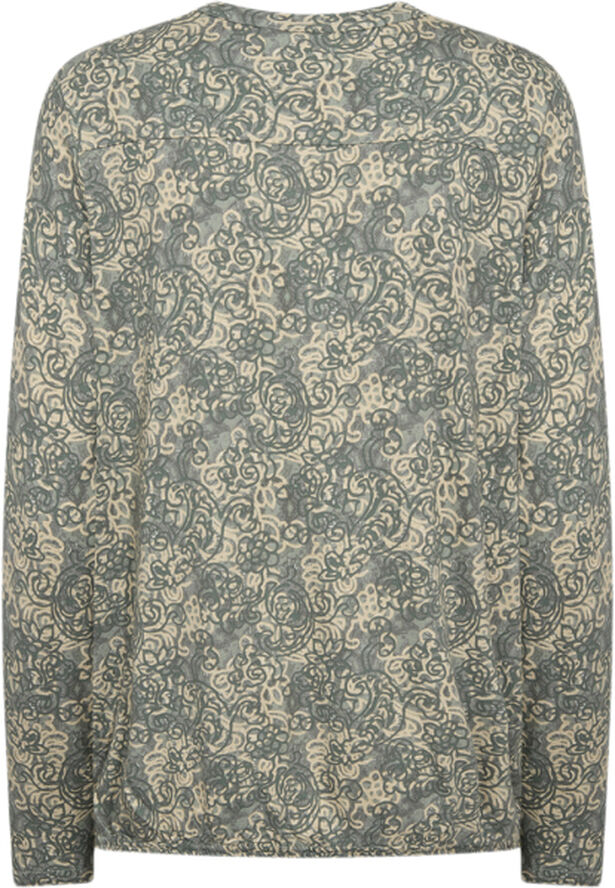 SC-FELICITY AOP 491 Bluse Lysegrøn