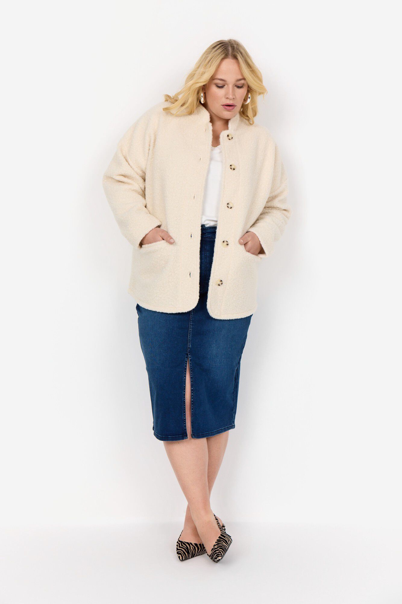 Curvy WA-LUCY 1 Jakke Creme