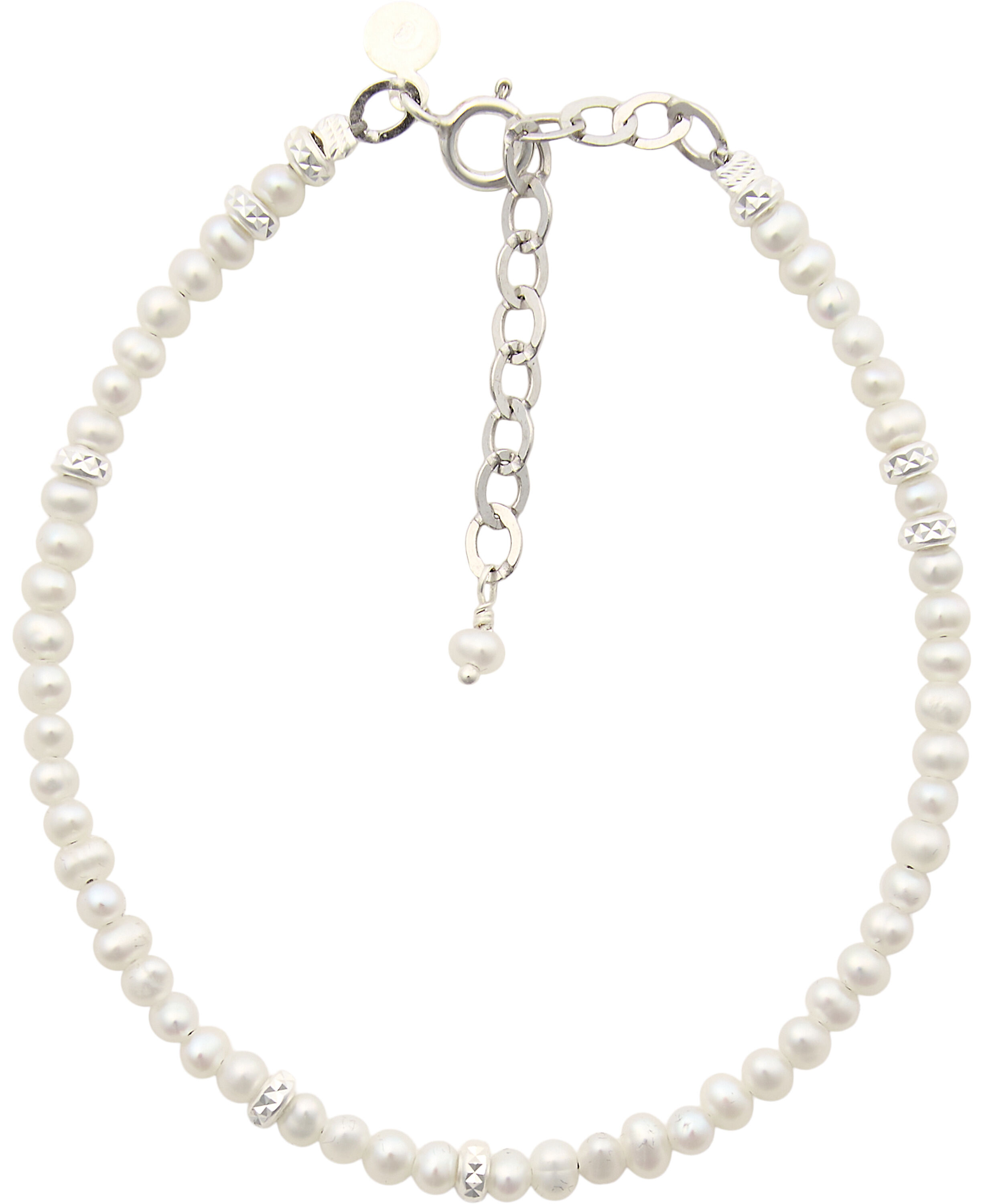 Lauren Pearl Bracelet - Silver