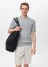 Ribbed knit t-shirt