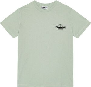 Thin Jersey Ganni World Relaxed T-s