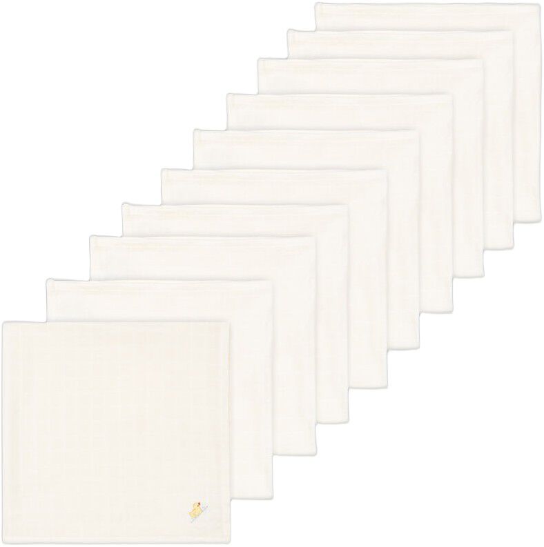 NUVOLI 10 PACK MUSLIN CLOTH GOTS