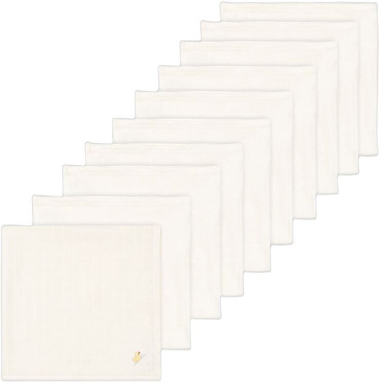 NUVOLI 10 PACK MUSLIN CLOTH GOTS