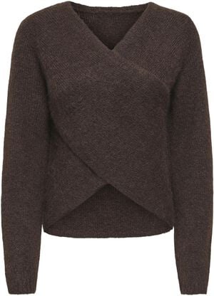 ONLMAGGIE LS CROSS V-NECK CC KNT