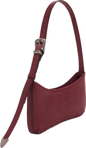 Textured shoulder bag