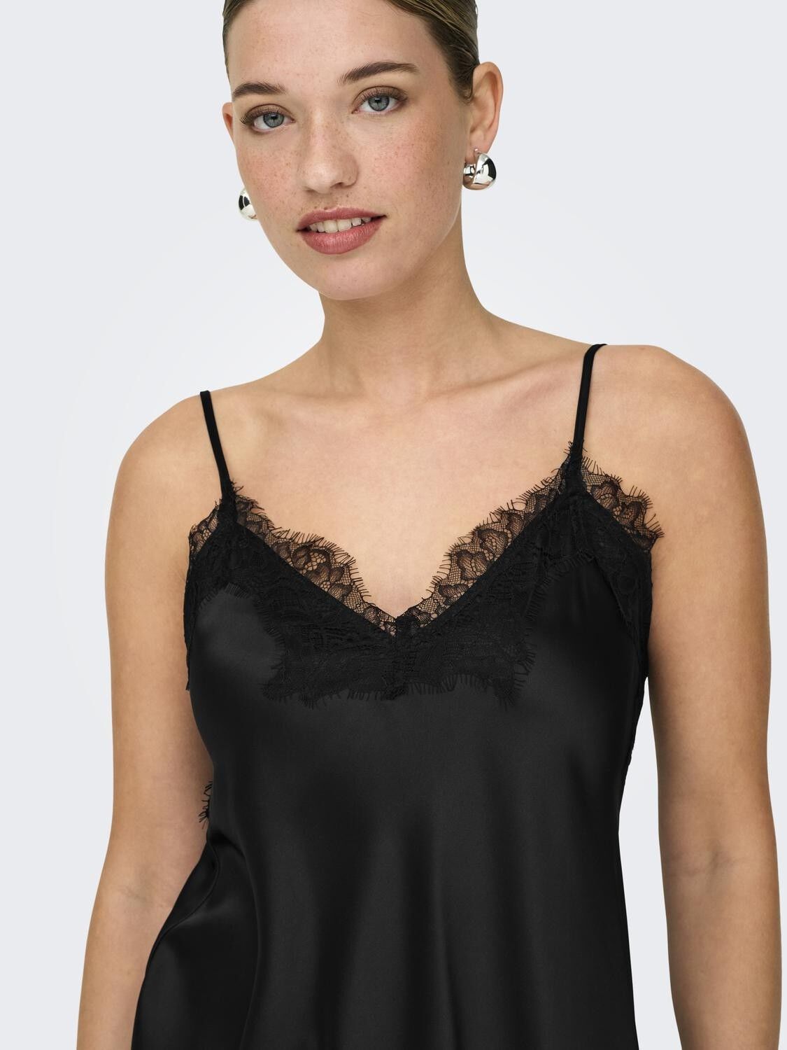 ONLBELLA STRAP SATIN LACE DRESS WVN