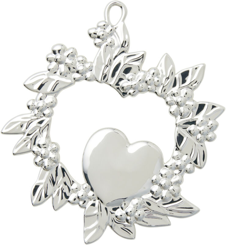 Vildt hjerte H8 forsølvet