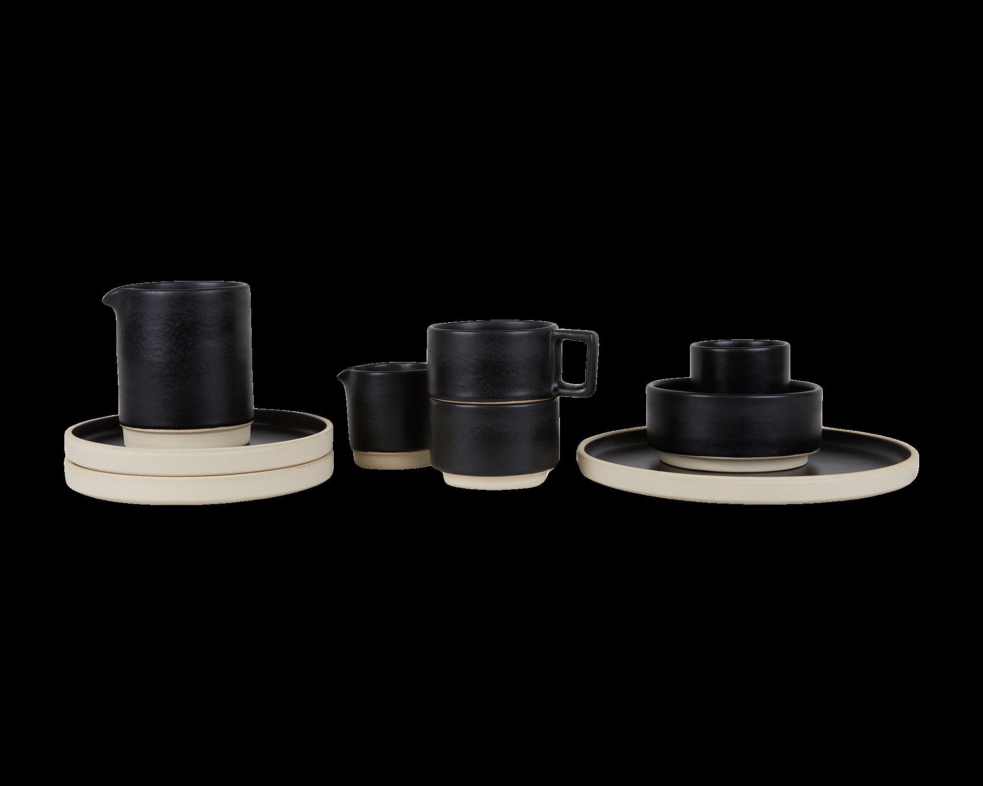 Otto Mug Black w/out handle Black