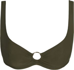 Lita bikinitop med fleksibel b&oslash;jle