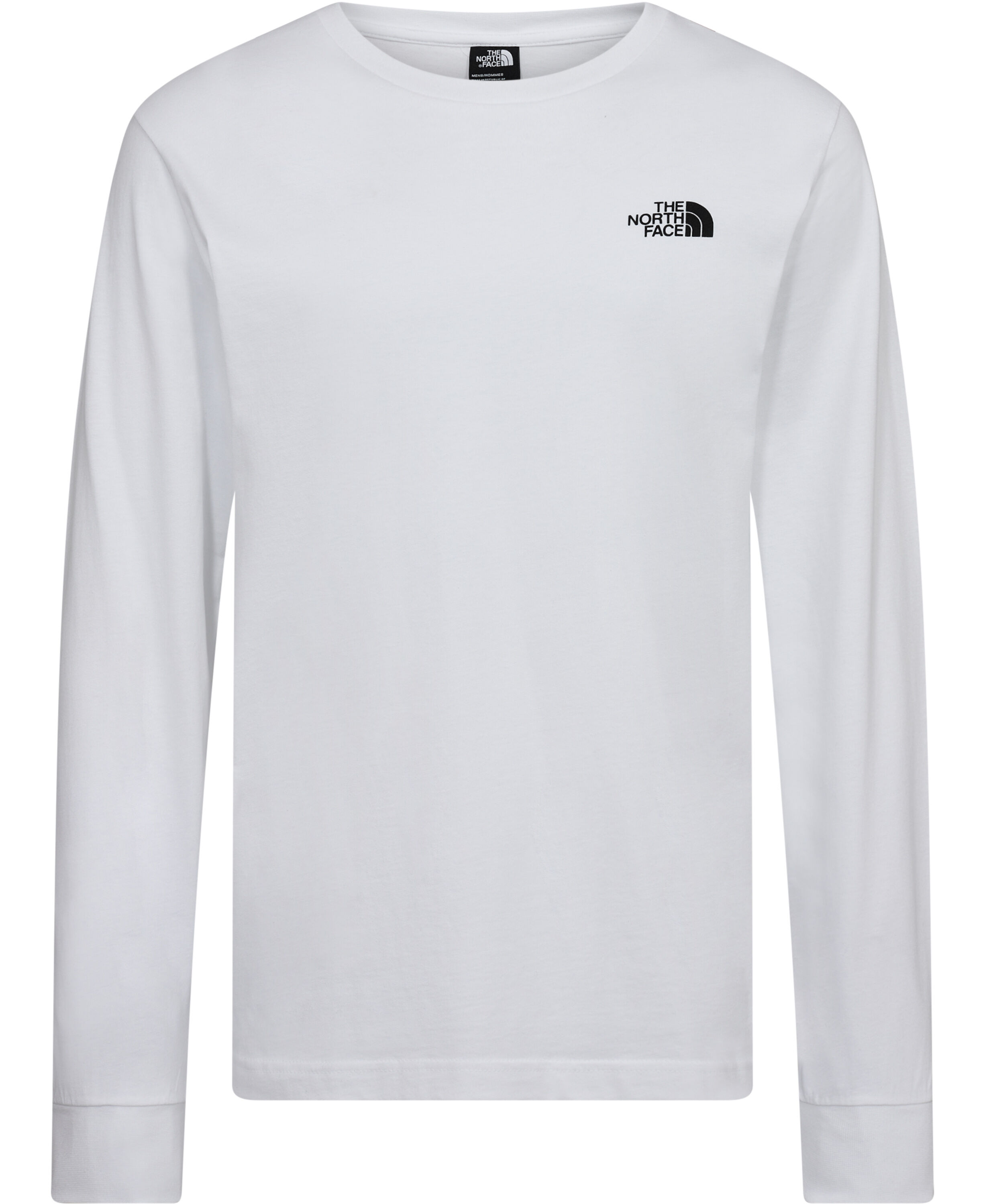 M L/S EASY TEE TNF WHITE