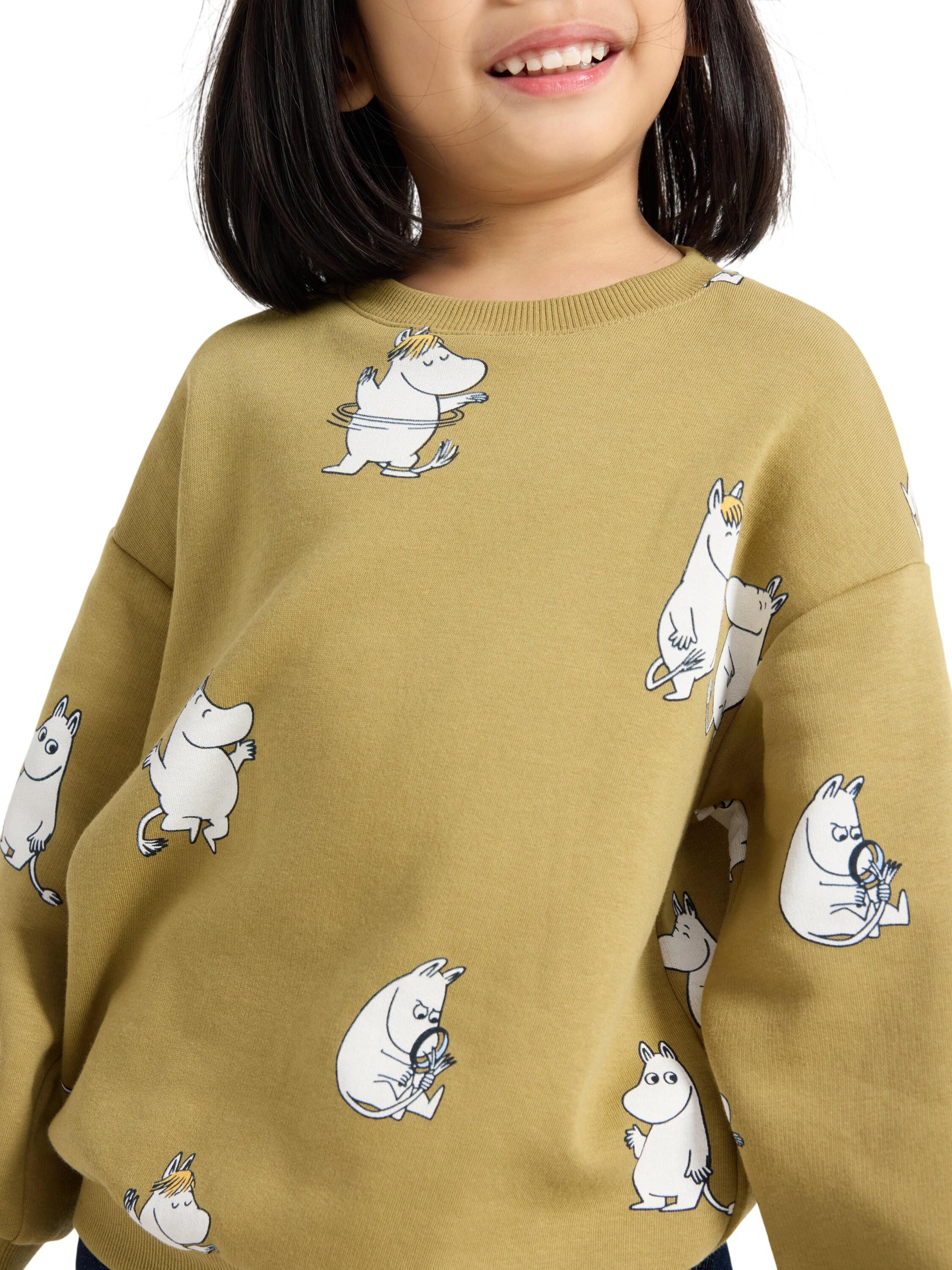 Mumin sweatshirt med borstad insida