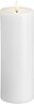 Moods & More - LED Pillar Candles, Silk, Melted, Classic whi