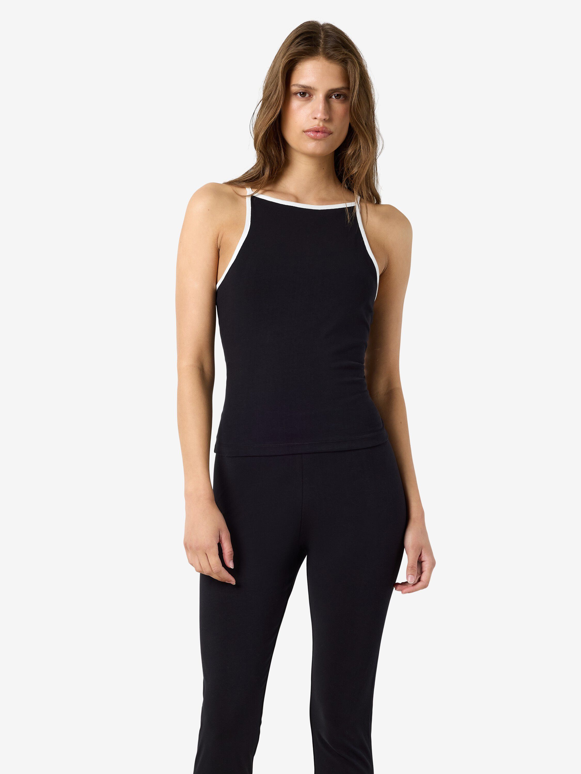 NMELLA SINGLET CONTRAST TANK TOP TN
