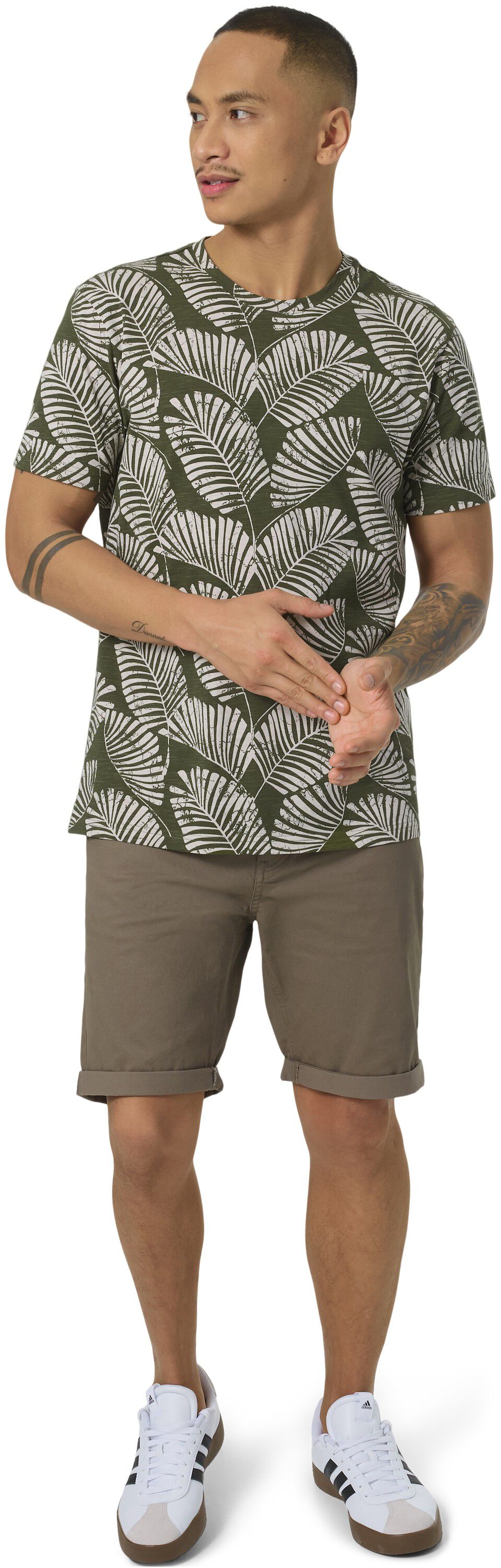 All Over Printed Slub T-shirt