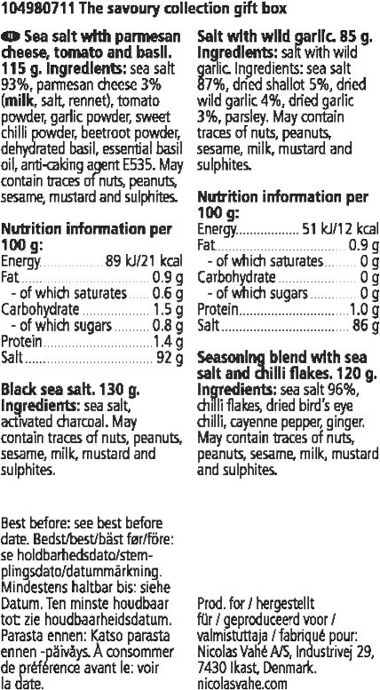 Gave&aelig;ske, Nicolas Vah&eacute; Savoury
