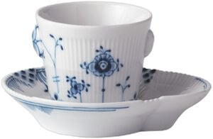 BLÅ ELEMENTS ESPRESSOKOP MED UNDERKOP 9 CL