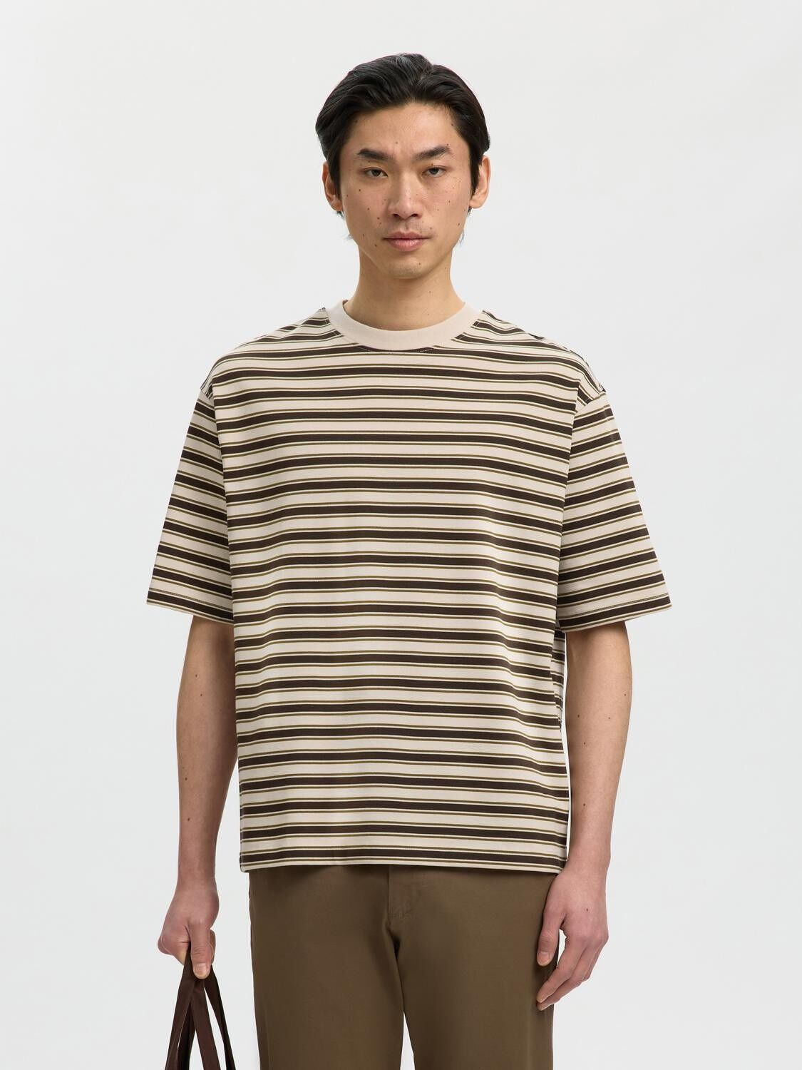 SLMRELAXASPEN 2-PLY STRIPE SS NOOS