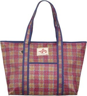 Checky Coated Aubrey Bag