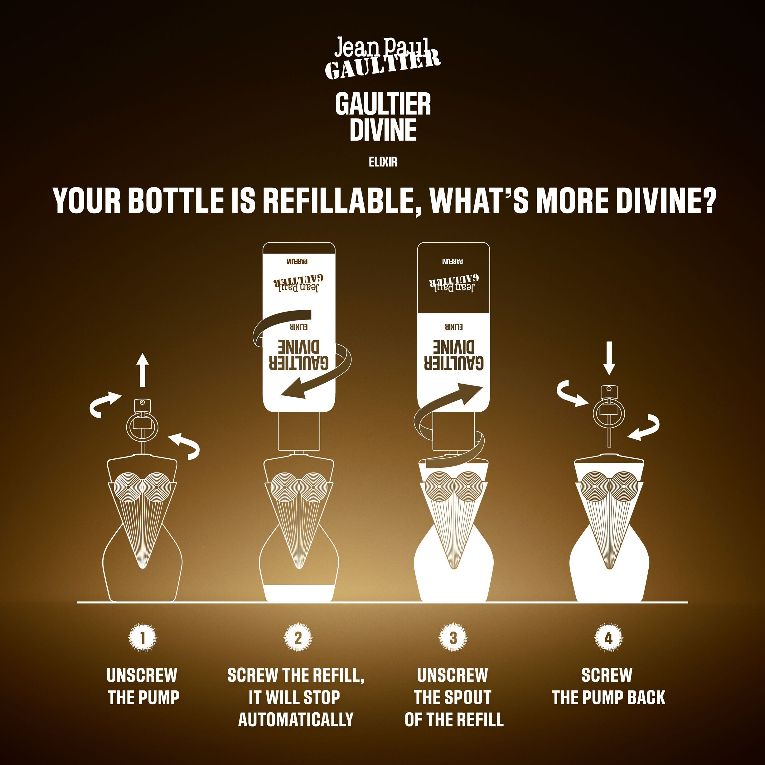 Gaultier Divine Elixir Eau de parfum refill 200 ml