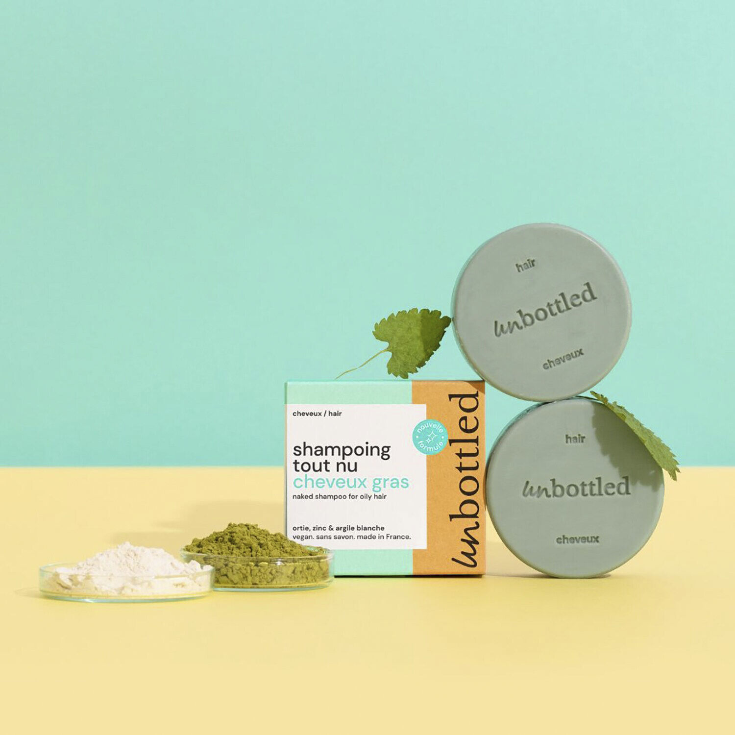 Naked Solid Shampoo - Solid Shampoo for Oily Hair