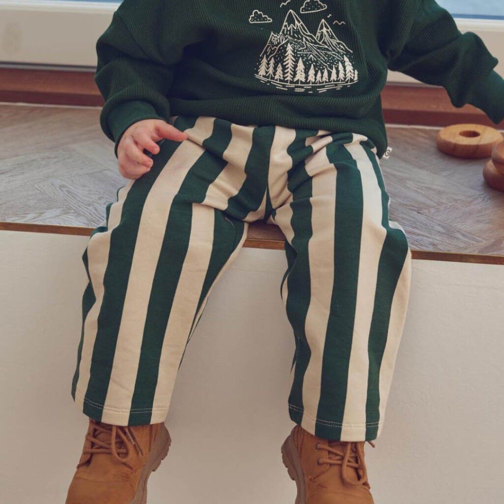 Stribede tr&aelig;ningsbukser Baby