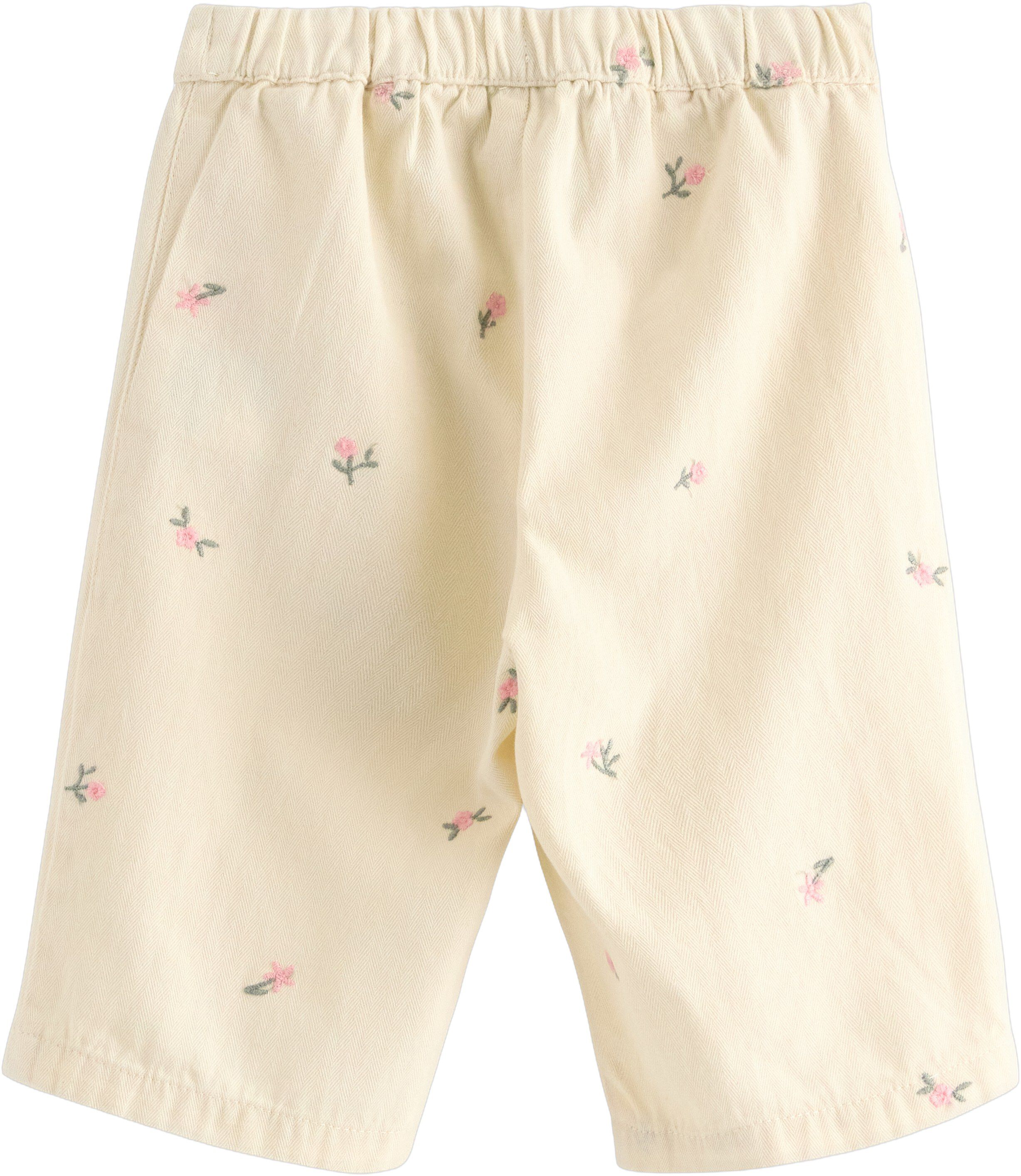 Trousers woven emb