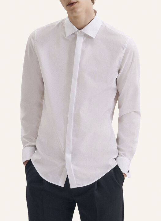 Gala Shirt Slim Long sleeve Kent-Collar Uni
