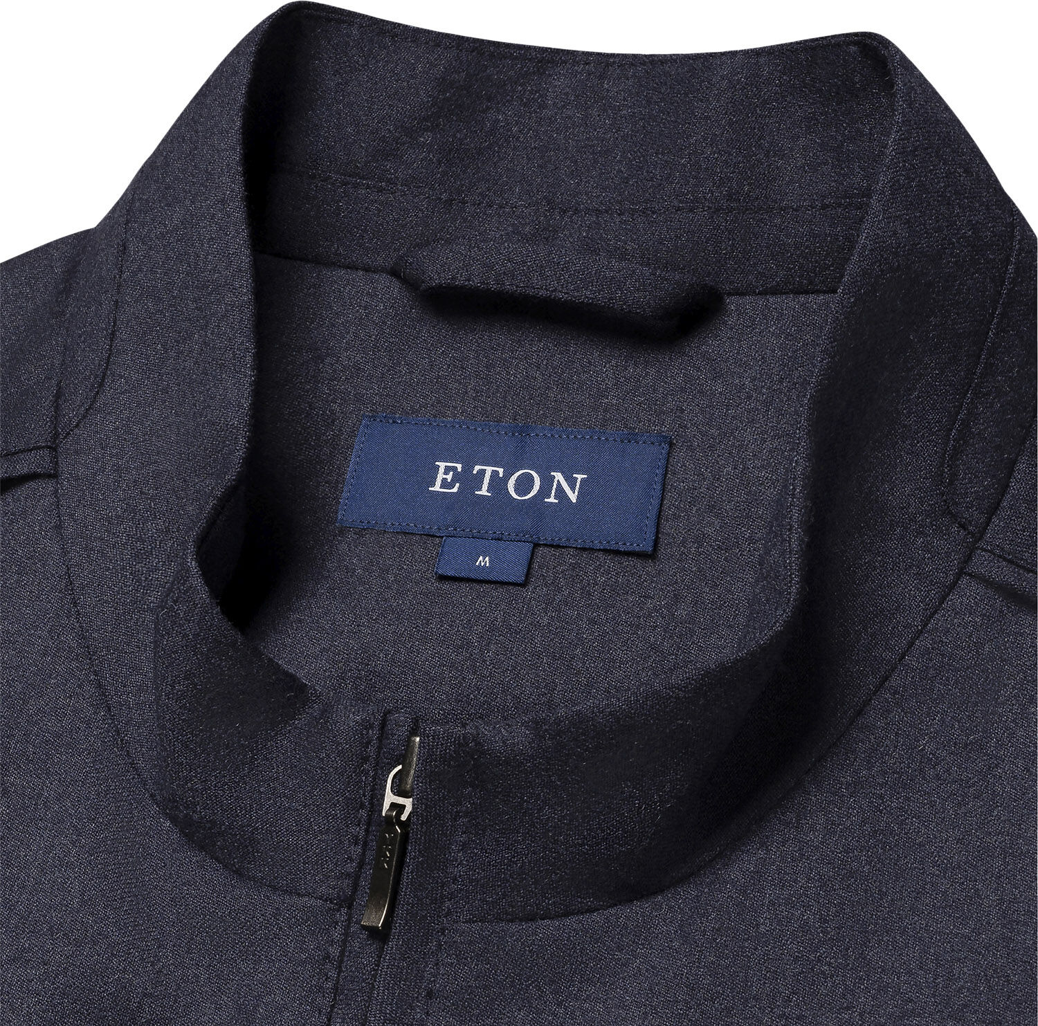 Navy Blue Wool Flannel Vest