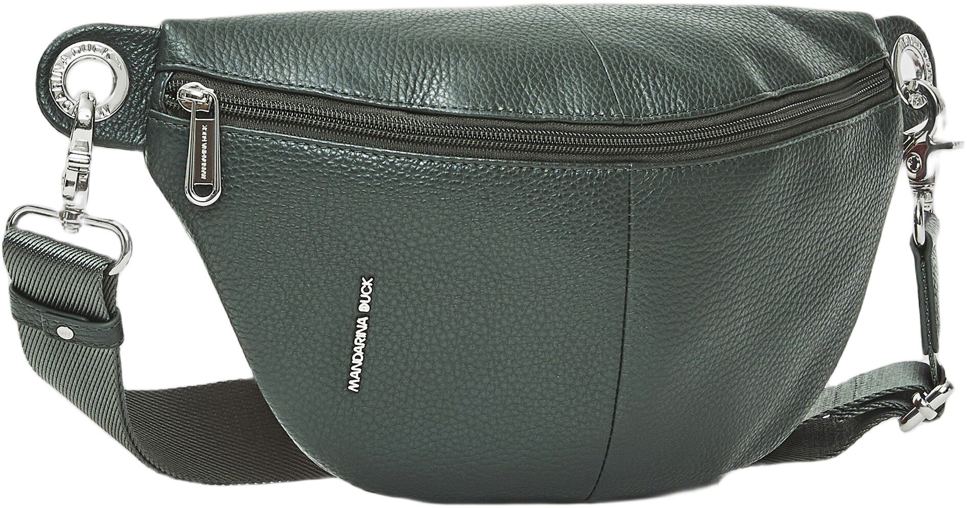 MELLOW LEATHER BUM BAG / PINE GREEN