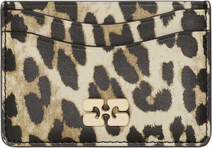 Ganni Bou Card Holder Print