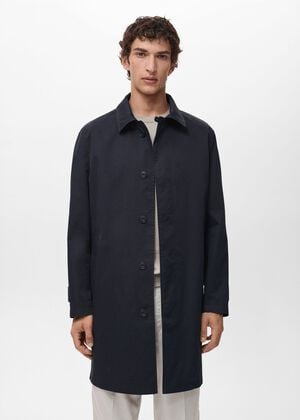 Classic water-repellent trench coat